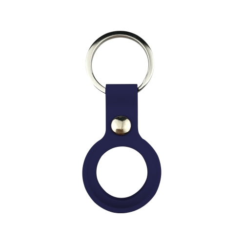 Schlüsselanhänger aus Leder für Apple AirTag Dunkelblau www.handyhuellen4you.de