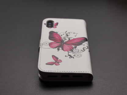 Apple iPhone X Xs Handyhülle Klapphülle Schmetterlinge 4079047 www.handyhuellen4you.de