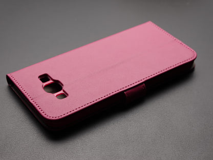 Samsung Galaxy A8 Handyhülle Klapphülle Pink 5047623 www.handyhuellen4you.de