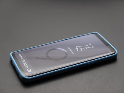 Samsung Galaxy S9 Handyhülle Silikon Mesh Blau 1859830 www.handyhuellen4you.de