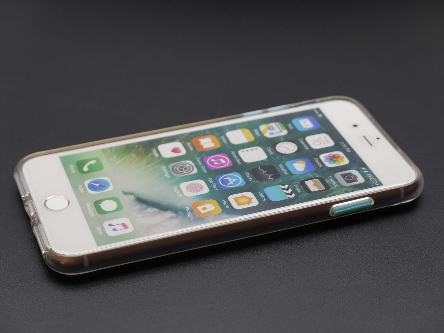 Apple iPhone 8+ 7+ Handyhülle Destiny Transparent Türkis 2555120 www.handyhuellen4you.de