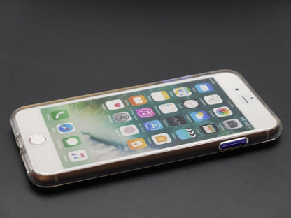 Apple iPhone 8+ 7+ Handyhülle Destiny Transparent Blau 6124841 www.handyhuellen4you.de