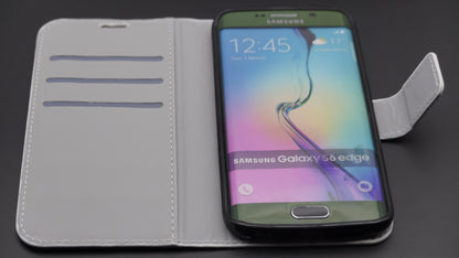 Samsung Galaxy S6 Edge Handyhülle Klapphülle Totenkopf 875426 www.handyhuellen4you.de