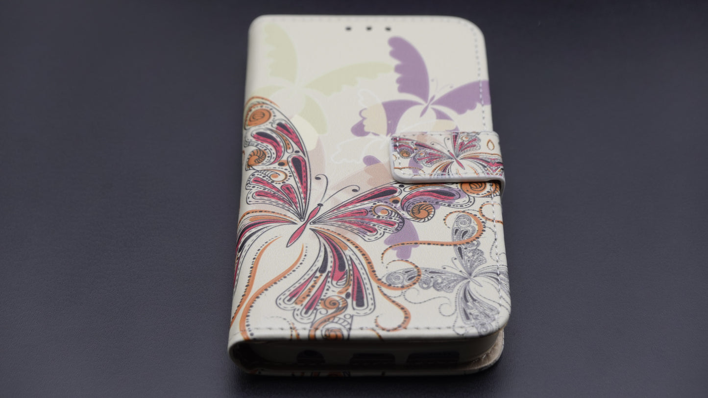 Samsung Galaxy S7 Handyhülle Klapphülle Schmetterlinge 250723 www.handyhuellen4you.de