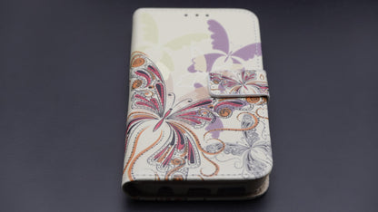 Samsung Galaxy S7 Handyhülle Klapphülle Schmetterlinge 250723 www.handyhuellen4you.de