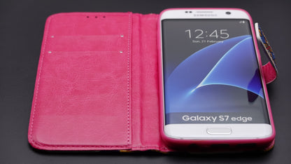 Samsung Galaxy S7 Edge Handyhülle Klapphülle Ornamente 239230 www.handyhuellen4you.de
