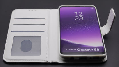 Samsung Galaxy S8 Handyhülle Klapphülle Pearl 262214
