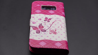 Samsung Galaxy S8 Handyhülle Klapphülle Schmetterlinge 240052
