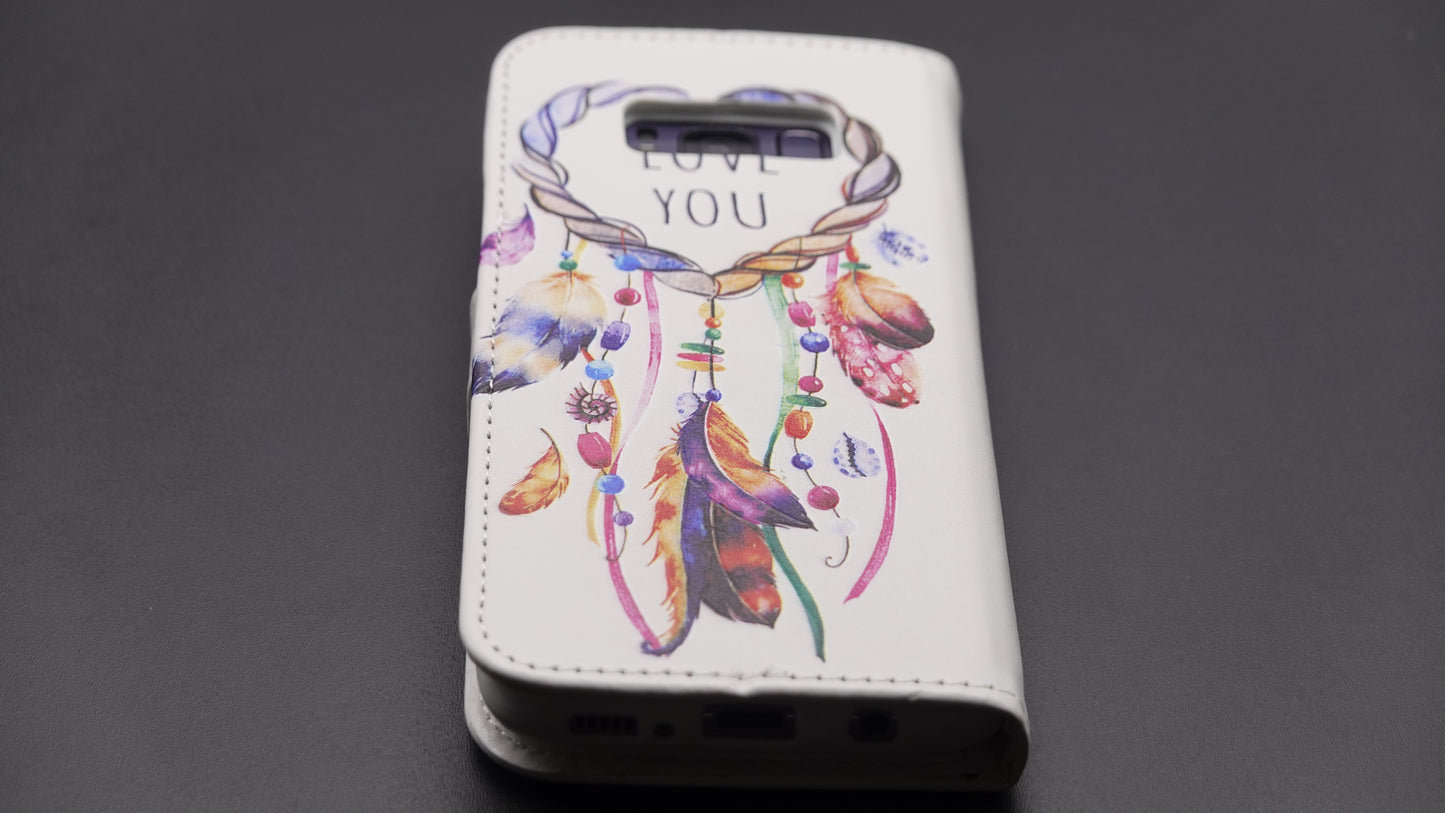 Samsung Galaxy S8 Handyhülle Klapphülle Love You 262252